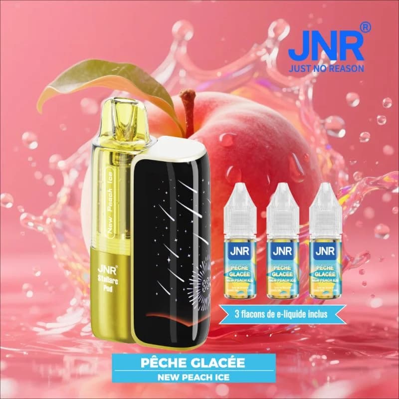 Puff Stellarc 50K Pêche Glacée 3x10ml 20mg - JNR