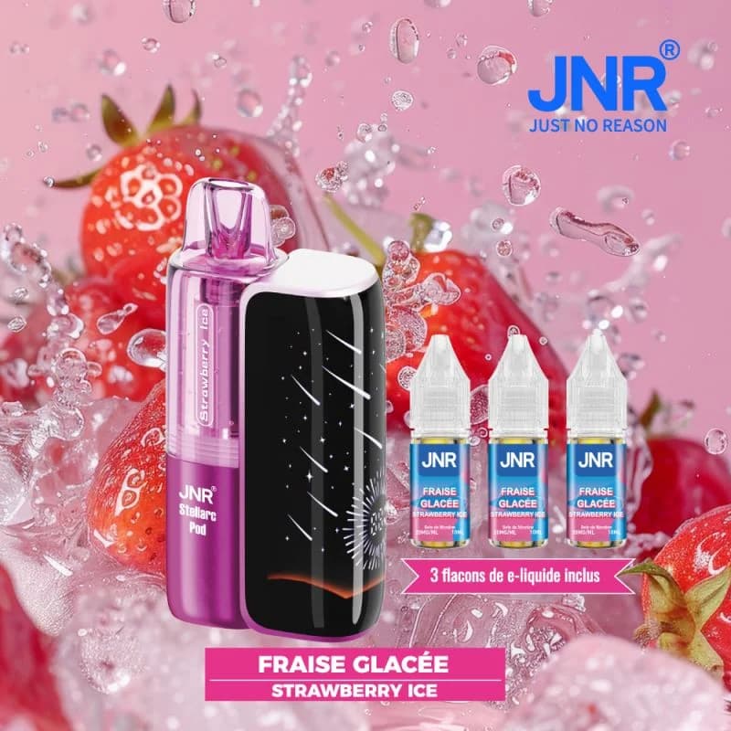 Puff Stellarc 50K Fraise Glacée 3x10ml 20mg - JNR