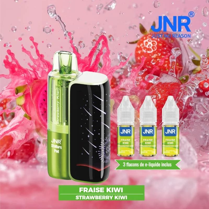 Puff Stellarc 50K Fraise Kiwi 3x10ml 20mg - JNR