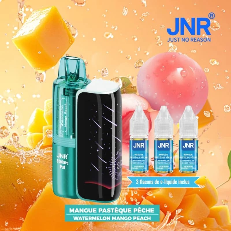 Puff Stellarc 50K Mangue Pastèque Pêche 3x10ml 20mg - JNR